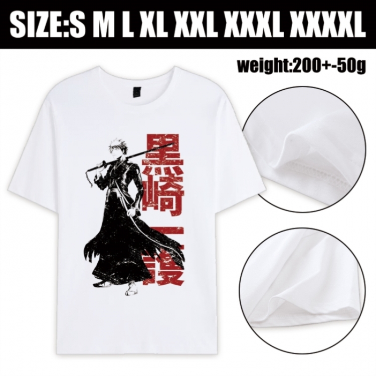 Bleach Anime printed pure cotton short sleeved T-shirt from S to 4XL