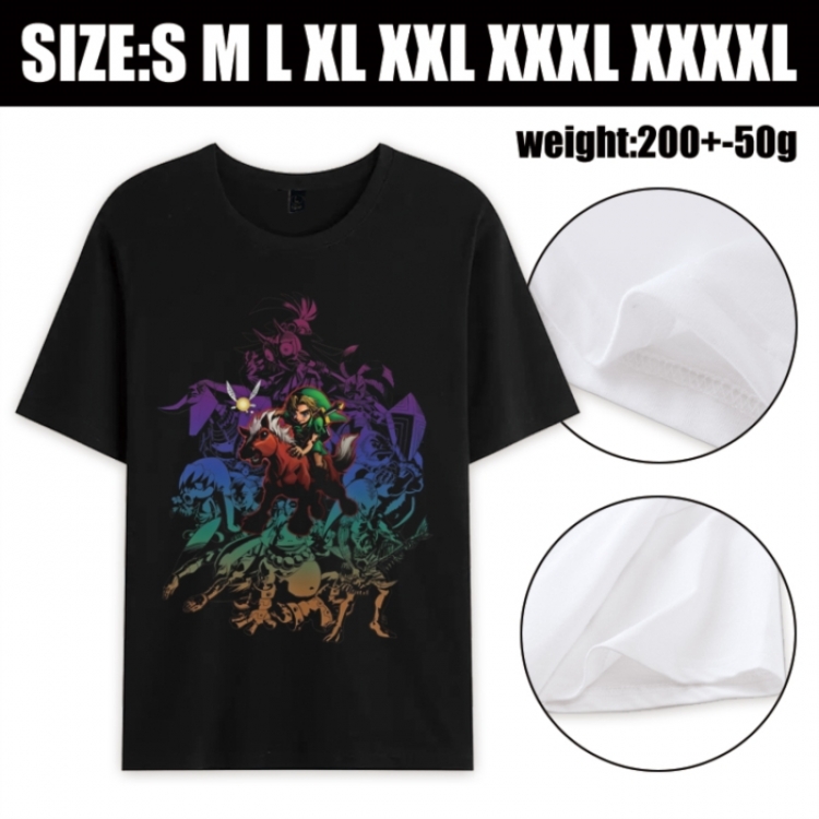 The Legend of Zelda Anime printed pure cotton short sleeved T-shirt from S to 4XL