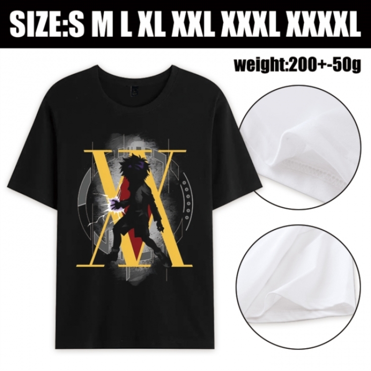 HunterXHunter Anime printed pure cotton short sleeved T-shirt from S to 4XL