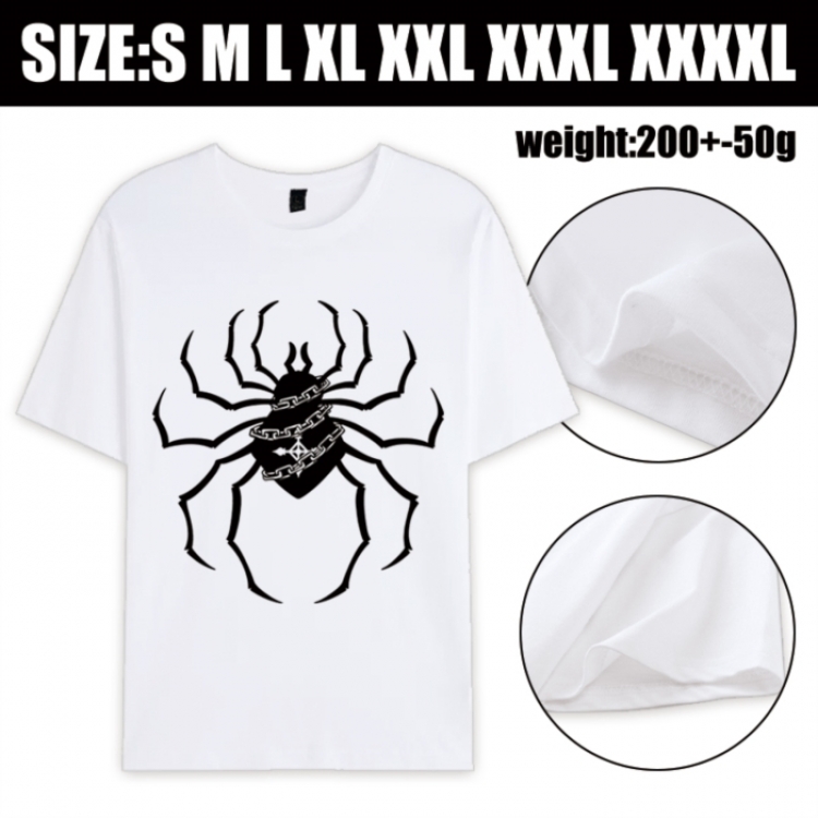 HunterXHunter Anime printed pure cotton short sleeved T-shirt from S to 4XL
