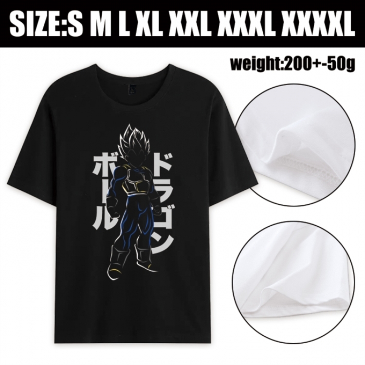 DRAGON BALL Anime printed pure cotton short sleeved T-shirt from S to 4XL