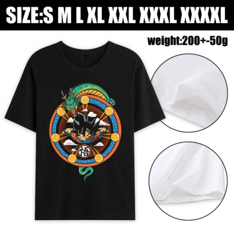 DRAGON BALL Anime printed pure cotton short sleeved T-shirt from S to 4XL