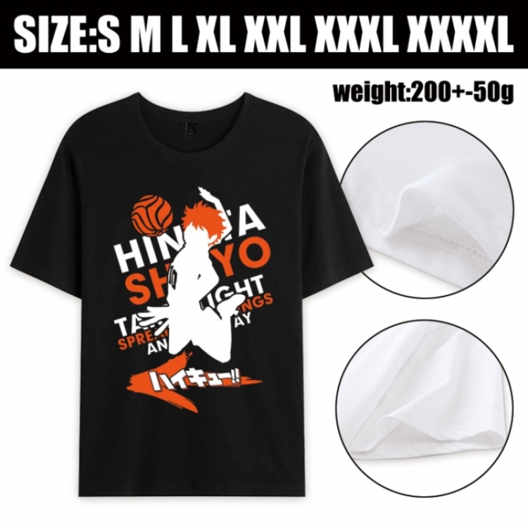 Haikyuu!! Anime printed pure cotton short sleeved T-shirt from S to 4XL