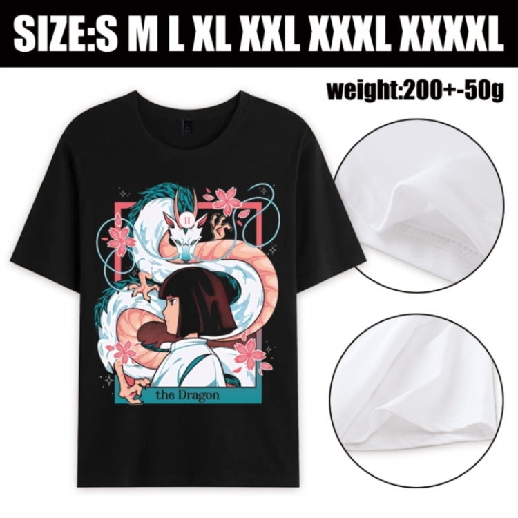 TOTORO Anime printed pure cotton short sleeved T-shirt from S to 4XL