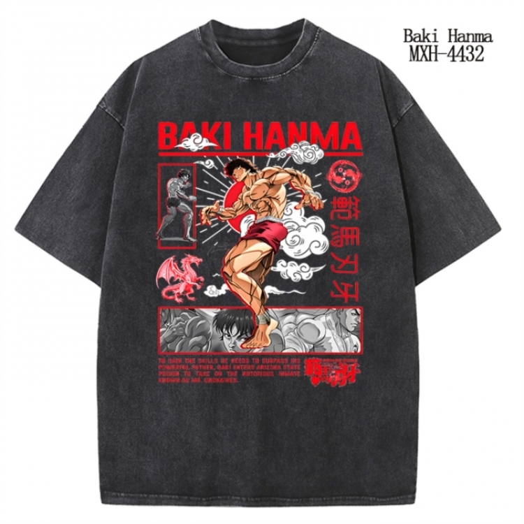 One Piece Anime peripheral pure cotton washed and worn T-shirt from S to 2XL MXH-4432