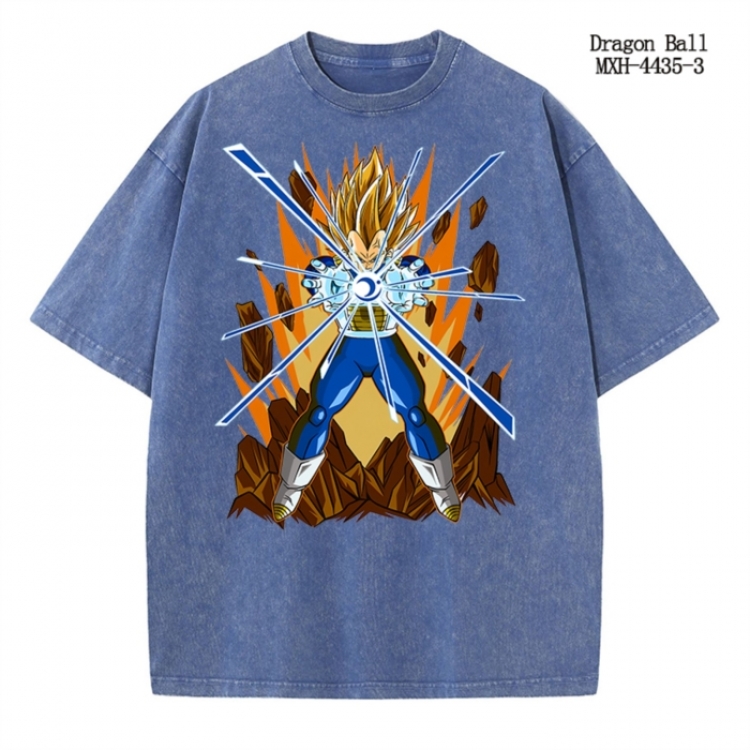DRAGON BALL Anime peripheral pure cotton washed and worn T-shirt from S to 2XL  MXH-4435-3