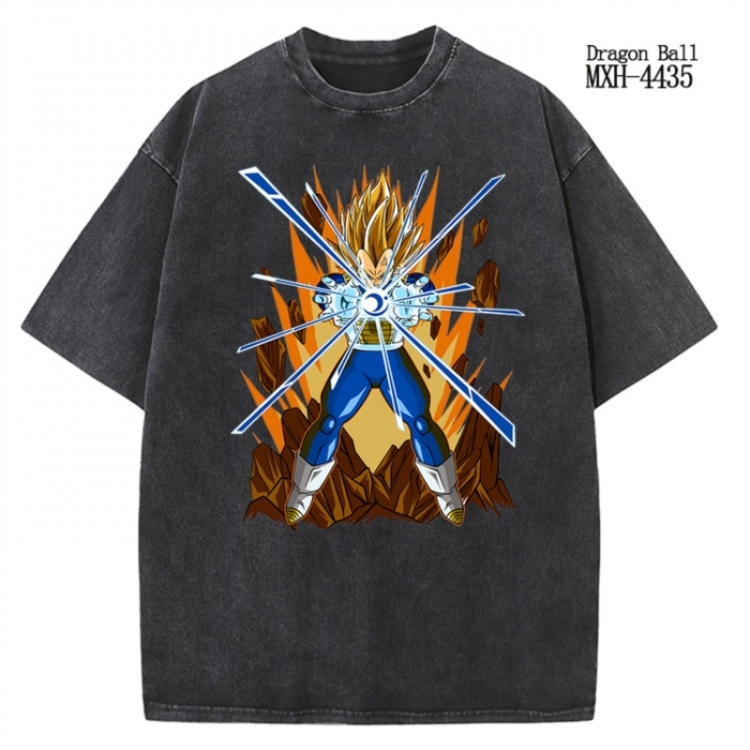 DRAGON BALL Anime peripheral pure cotton washed and worn T-shirt from S to 2XL  MXH-4435