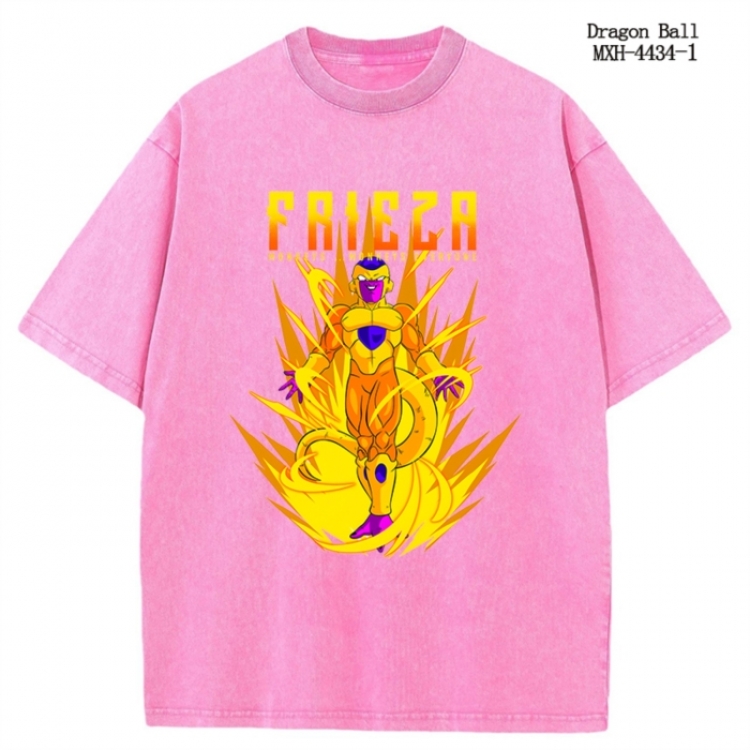 DRAGON BALL Anime peripheral pure cotton washed and worn T-shirt from S to 2XL MXH-4434-1