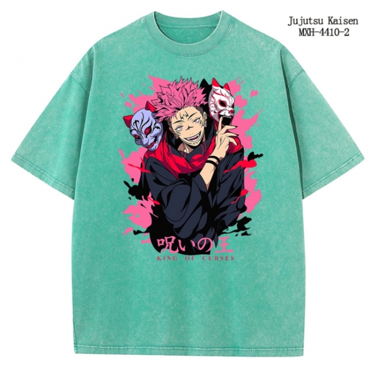 Jujutsu Kaisen  Anime peripheral pure cotton washed and worn T-shirt from S to 2XL