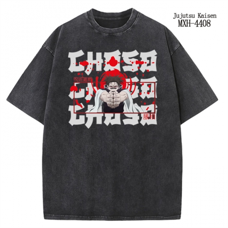 Jujutsu Kaisen  Anime peripheral pure cotton washed and worn T-shirt from S to 2XL