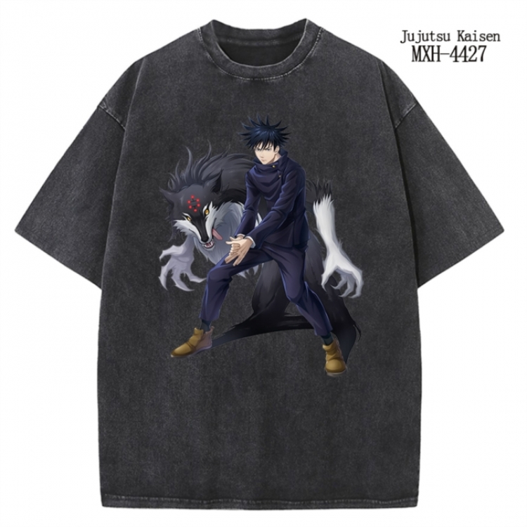 Jujutsu Kaisen  Anime peripheral pure cotton washed and worn T-shirt from S to 2XL