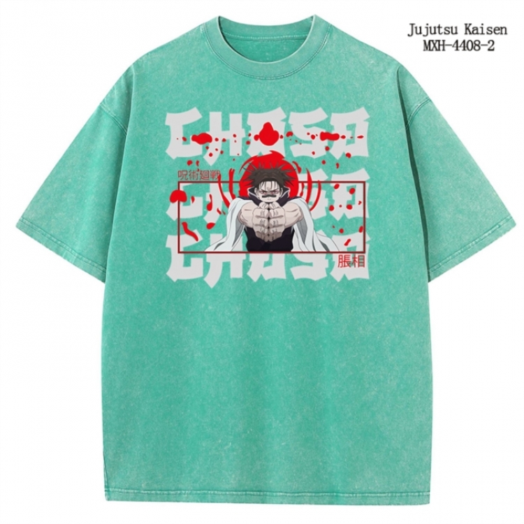Jujutsu Kaisen  Anime peripheral pure cotton washed and worn T-shirt from S to 2XL