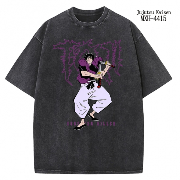 Jujutsu Kaisen  Anime peripheral pure cotton washed and worn T-shirt from S to 2XL