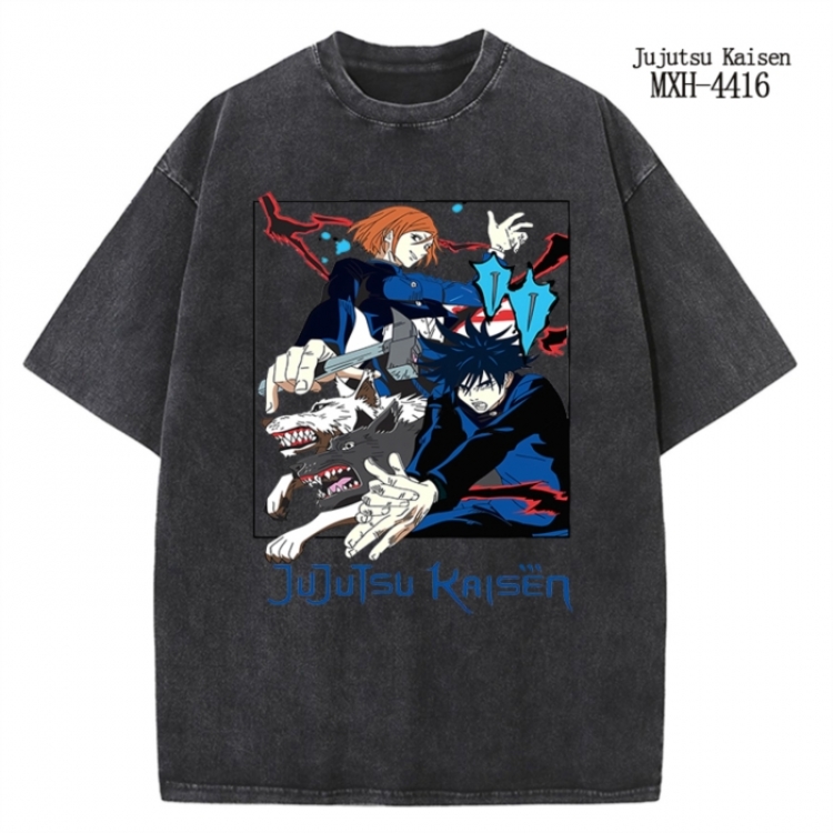 Jujutsu Kaisen  Anime peripheral pure cotton washed and worn T-shirt from S to 2XL