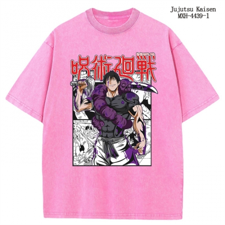 Jujutsu Kaisen  Anime peripheral pure cotton washed and worn T-shirt from S to 2XL