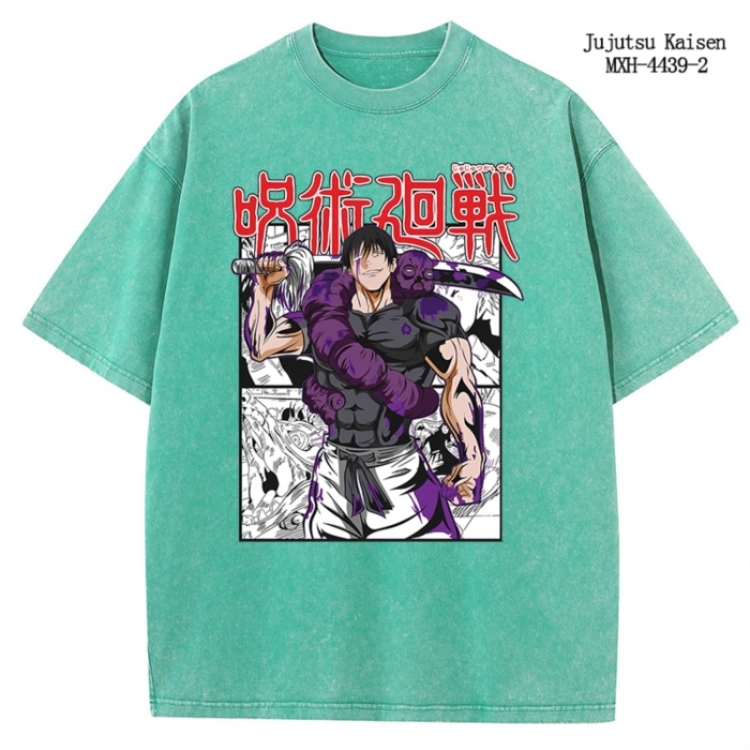 Jujutsu Kaisen  Anime peripheral pure cotton washed and worn T-shirt from S to 2XL
