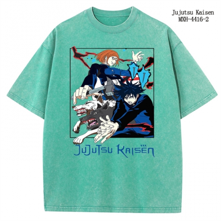 Jujutsu Kaisen  Anime peripheral pure cotton washed and worn T-shirt from S to 2XL