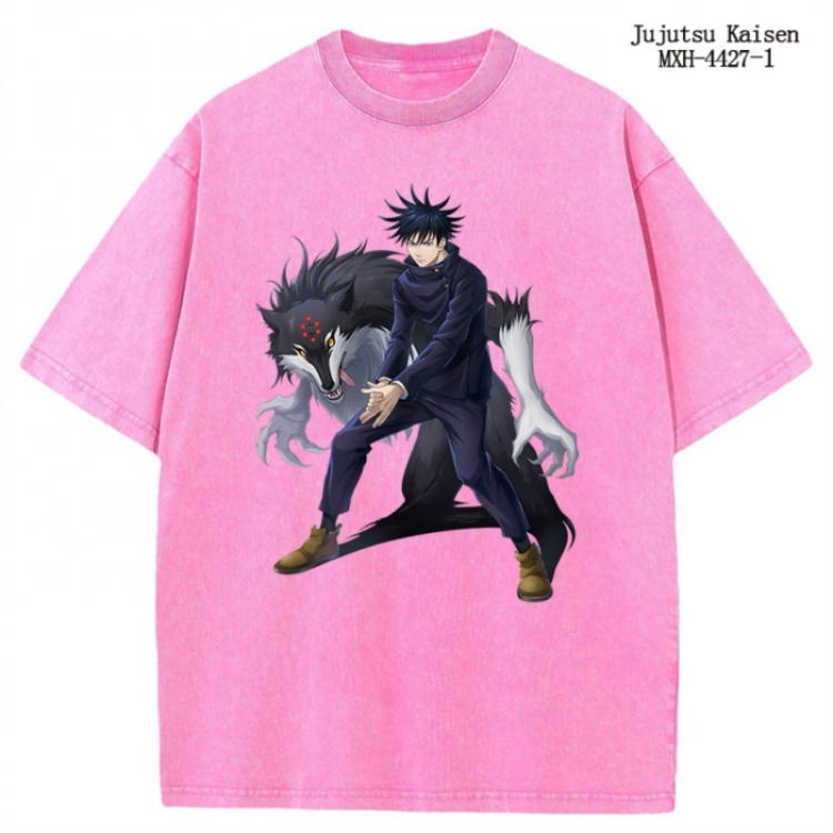 Jujutsu Kaisen  Anime peripheral pure cotton washed and worn T-shirt from S to 2XL