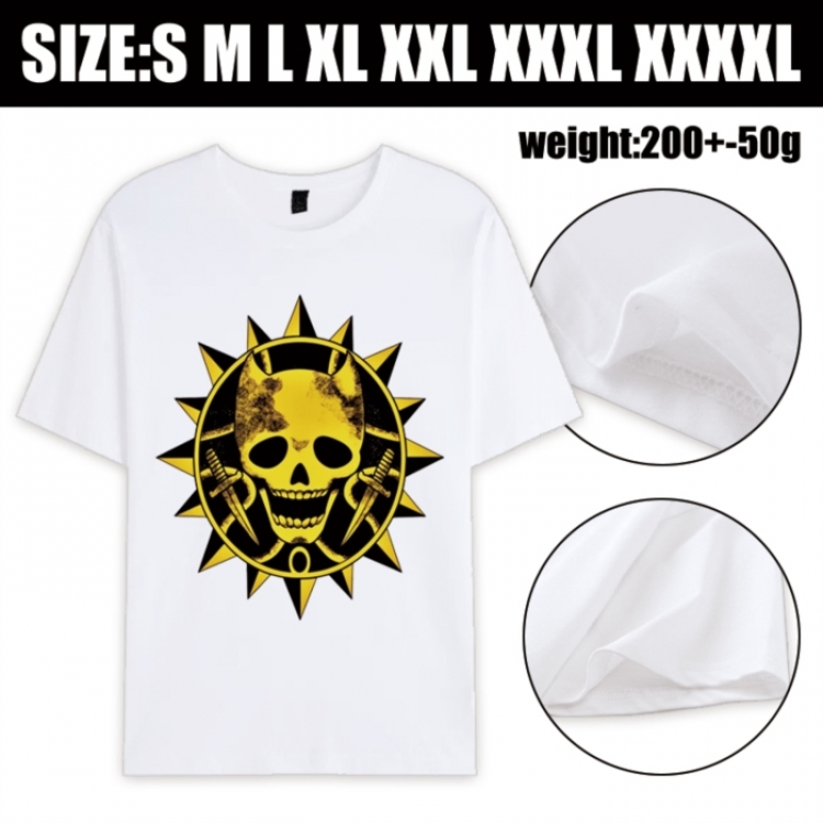 JoJos Bizarre Adventure Anime printed pure cotton short sleeved T-shirt from S to 4XL