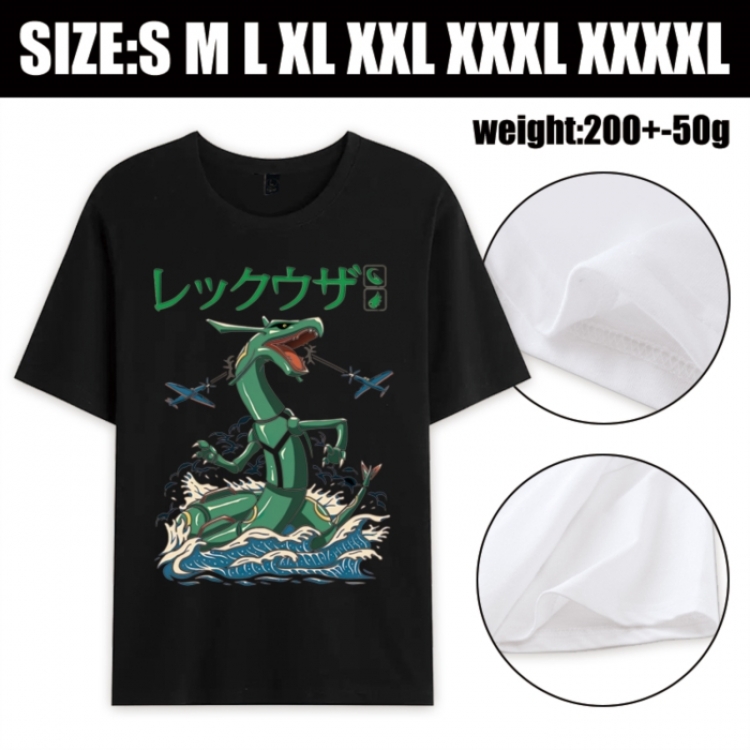 Pokemon Anime printed pure cotton short sleeved T-shirt from S to 4XL