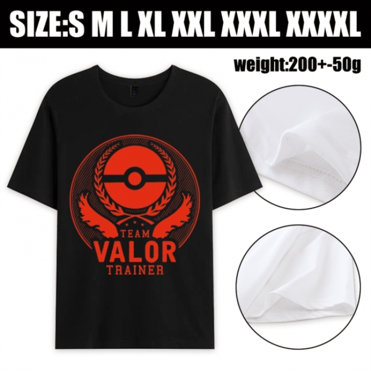 Pokemon Anime printed pure cotton short sleeved T-shirt from S to 4XL