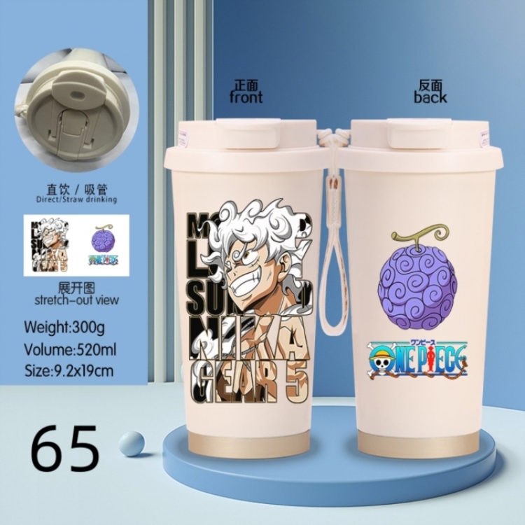 One Piece Anime peripheral stainless steel coffee cup 520ML