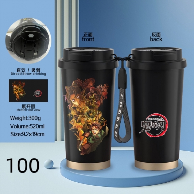Demon Slayer  Anime peripheral stainless steel coffee cup 520ML