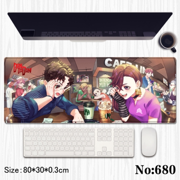 DANDADAN Anime peripheral computer mouse pad office desk pad multifunctional pad 80X30X0.3cm