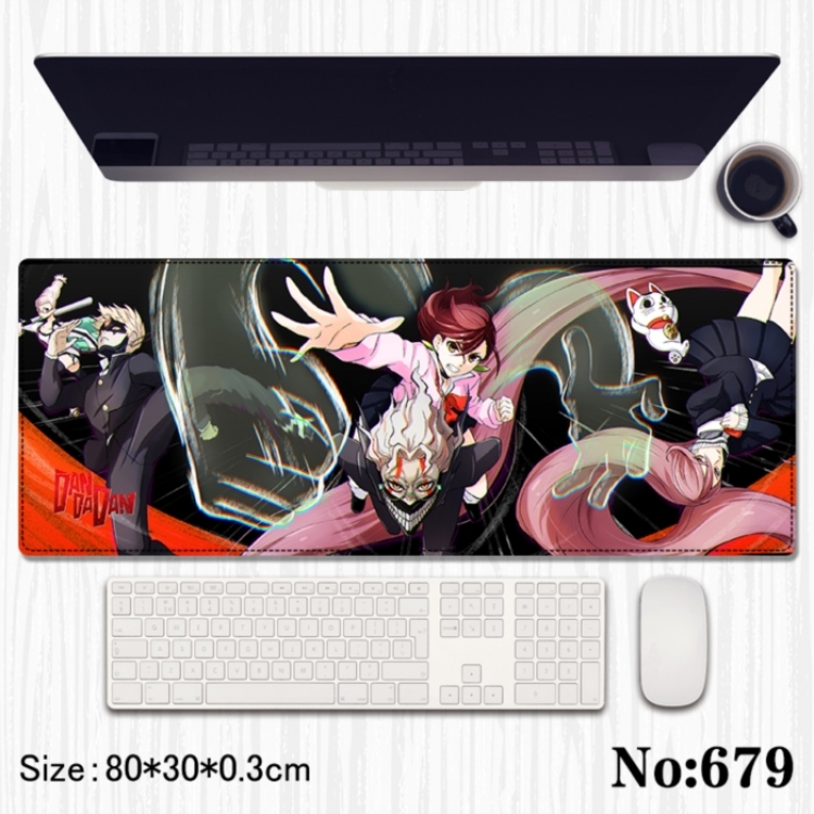 DANDADAN Anime peripheral computer mouse pad office desk pad multifunctional pad 80X30X0.3cm