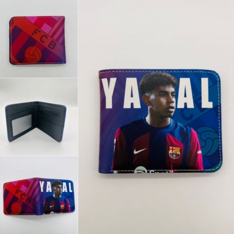 Yamal Full color Two fold short card case wallet 11X9.5CM