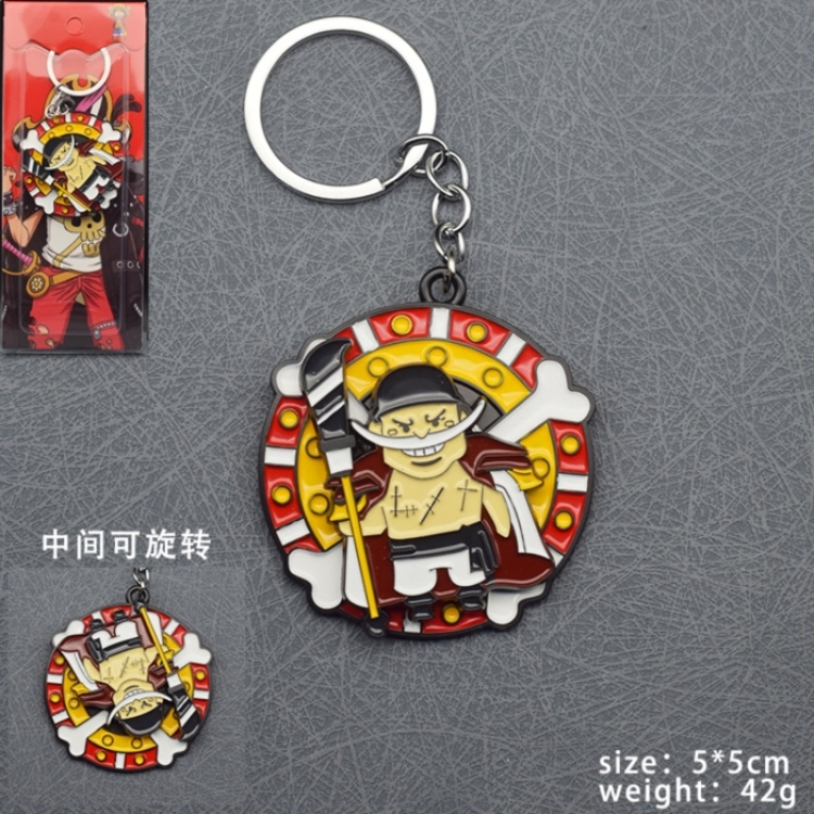 One Piece Anime Rotating Keychain Pendant price for 5 pcs