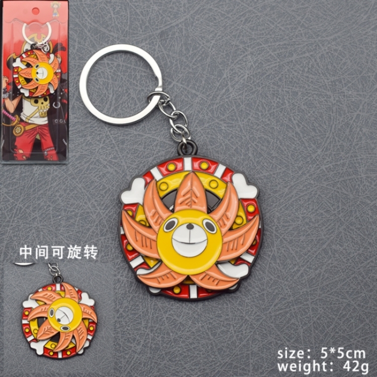 One Piece Anime Rotating Keychain Pendant price for 5 pcs