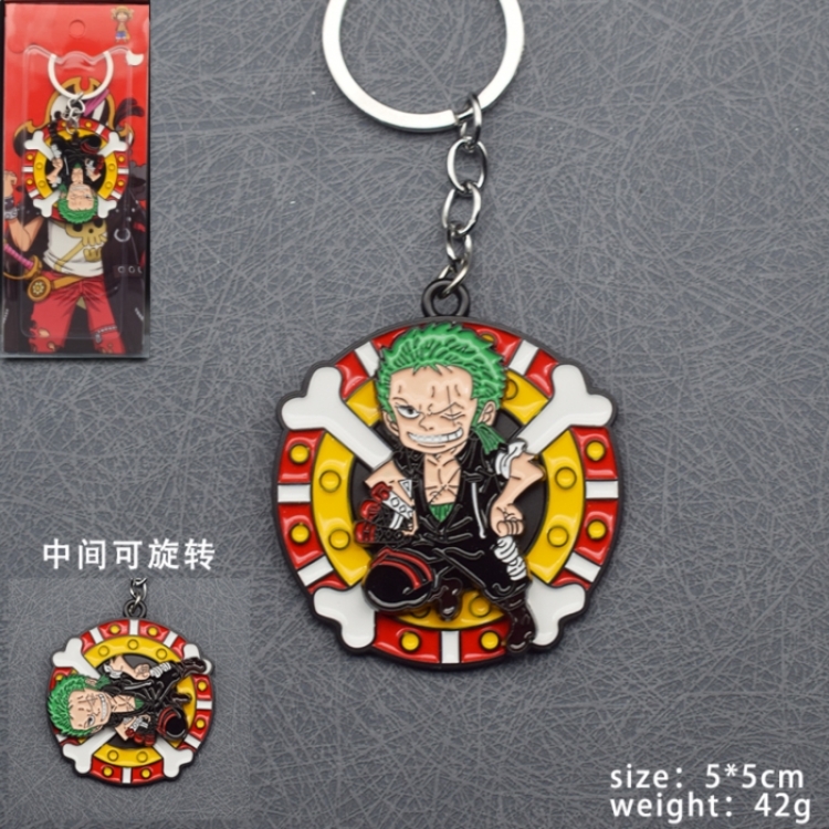One Piece Anime Rotating Keychain Pendant price for 5 pcs