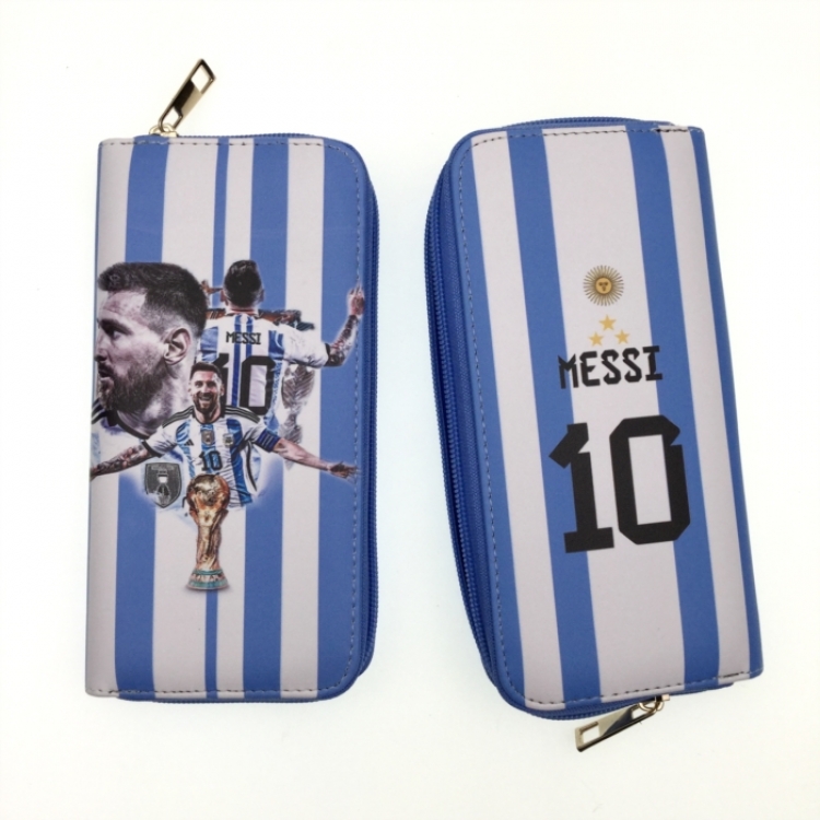 Messi Full Color Printing Long section Zipper Wallet Purse