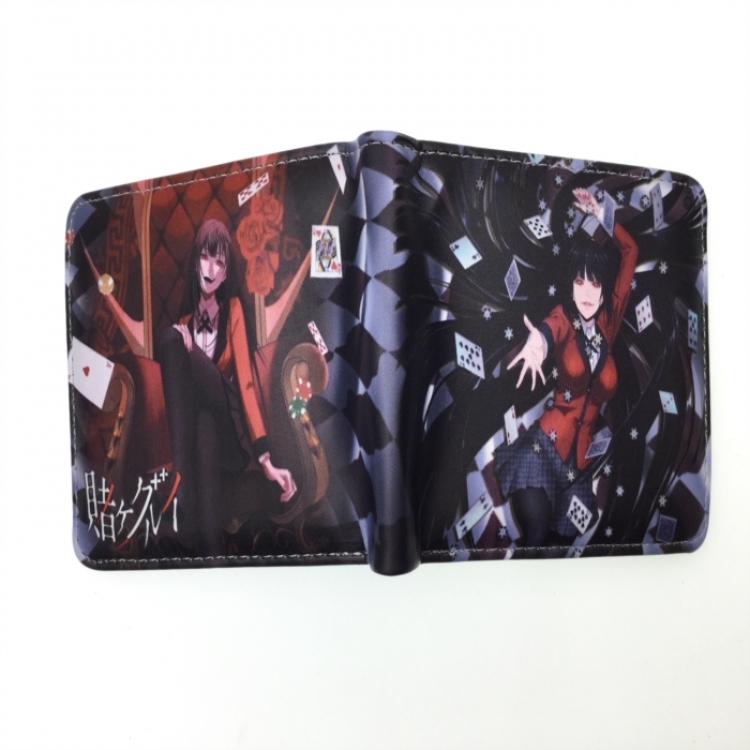 Kakegurui Anime two fold  Short wallet 11X9.5CM 60G 