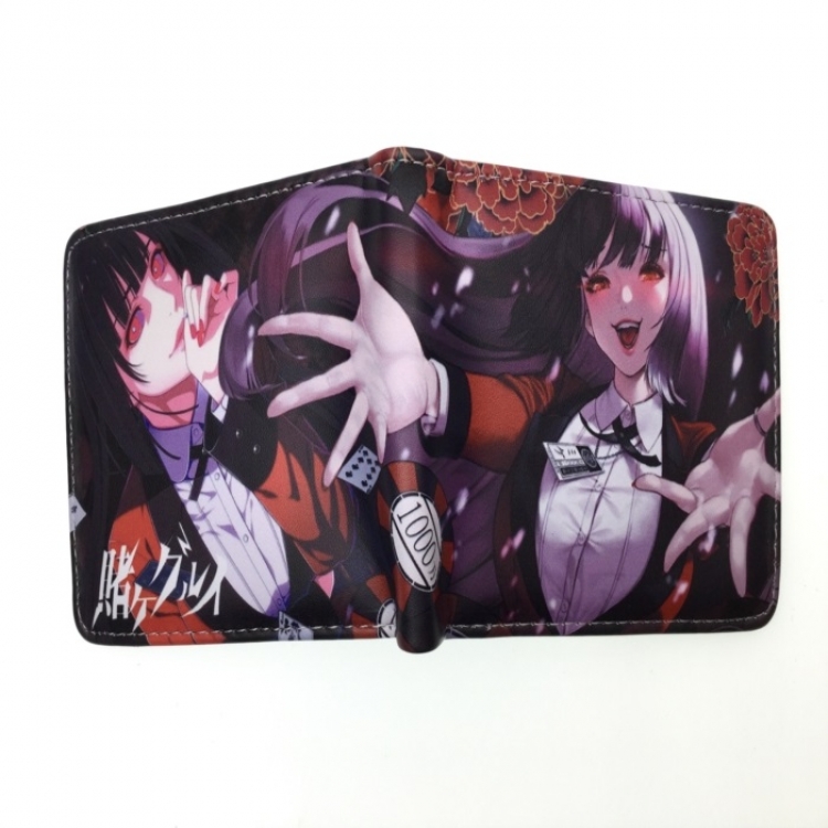Kakegurui Anime two fold  Short wallet 11X9.5CM 60G 