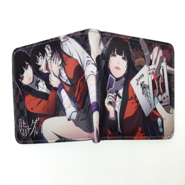 Kakegurui Anime two fold  Short wallet 11X9.5CM 60G 