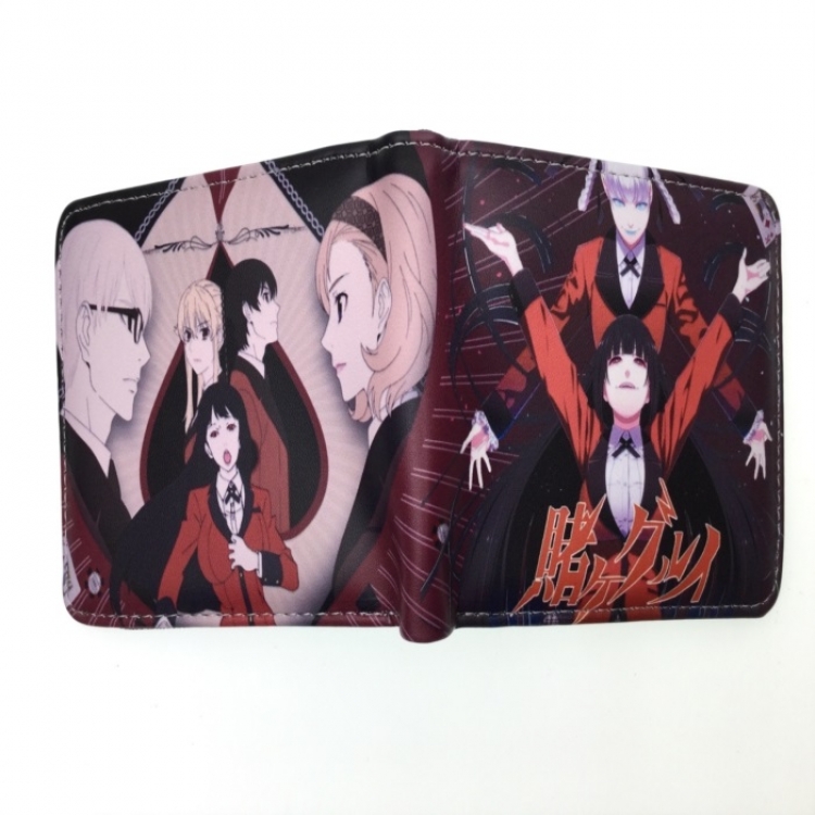 Kakegurui Anime two fold  Short wallet 11X9.5CM 60G 