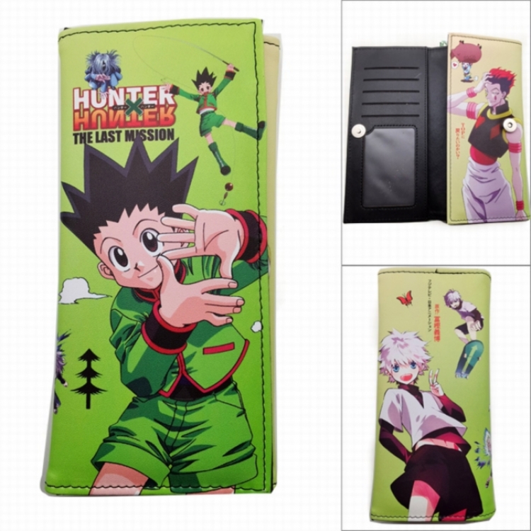 HunterXHunter Anime Long Tri-Fold Wallet Wallet with Colorful  PK-077