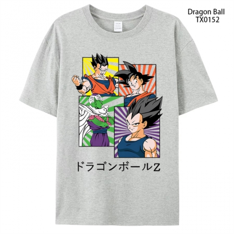 DRAGON BALL Anime peripheral printed pure cotton T-shirt from S to 4XL