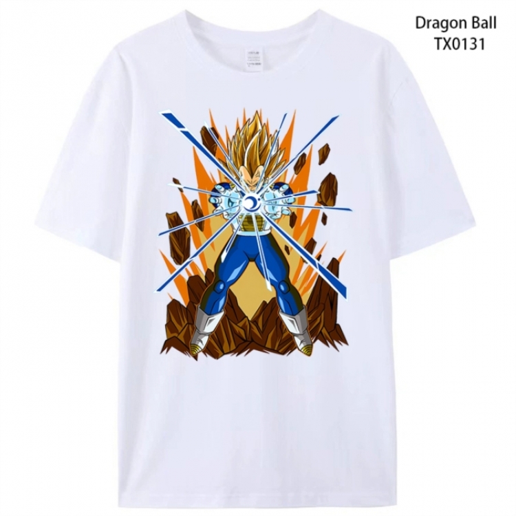 DRAGON BALL Anime peripheral printed pure cotton T-shirt from S to 4XL