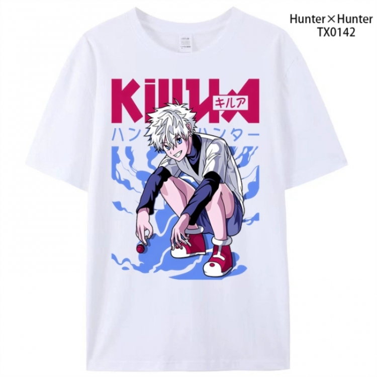 HunterXHunter Anime peripheral printed pure cotton T-shirt from S to 4XL