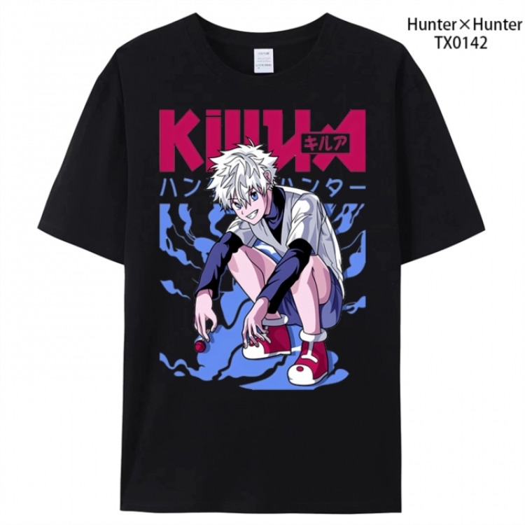 HunterXHunter Anime peripheral printed pure cotton T-shirt from S to 4XL