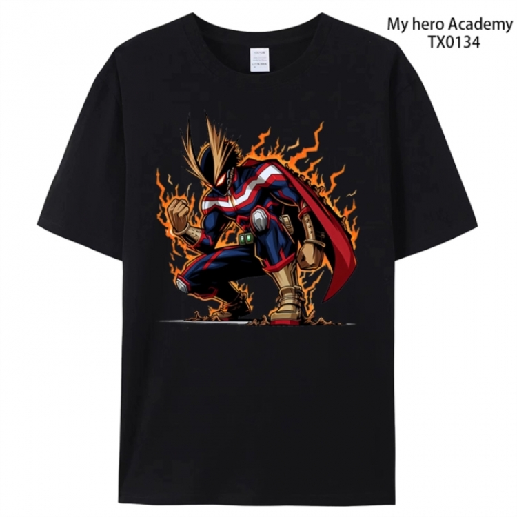 My Hero Academia Anime peripheral printed pure cotton T-shirt from S to 4XL