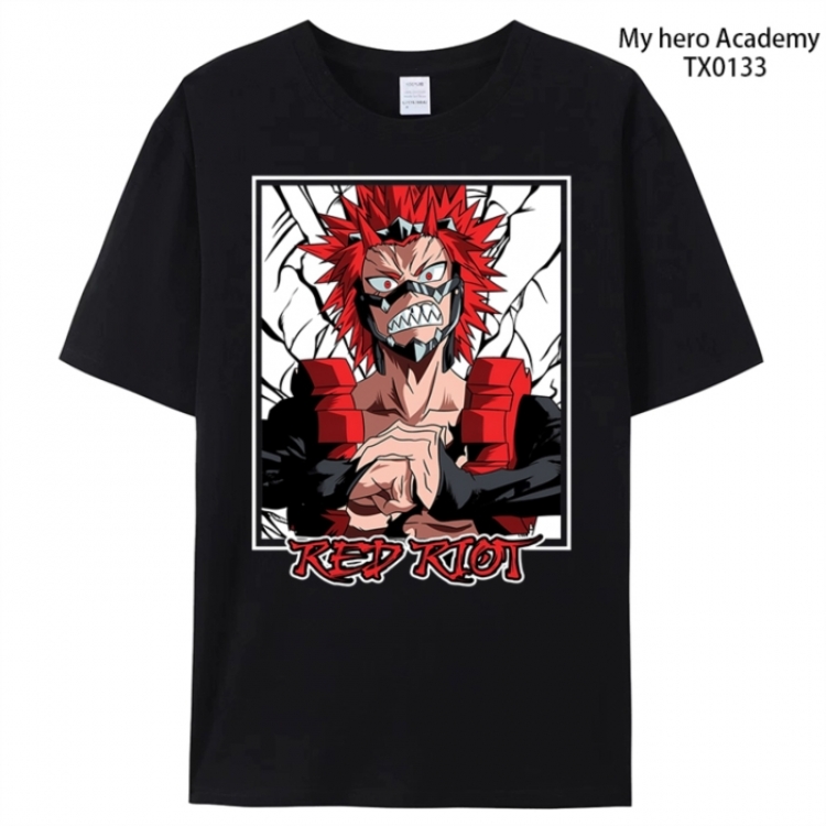 My Hero Academia Anime peripheral printed pure cotton T-shirt from S to 4XL
