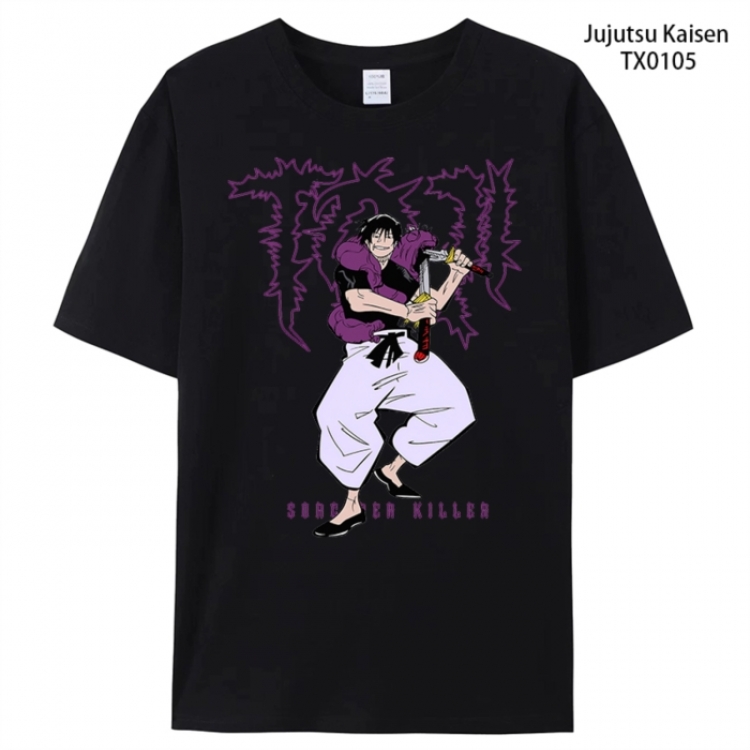 Jujutsu Kaisen Anime peripheral printed pure cotton T-shirt from S to 4XL