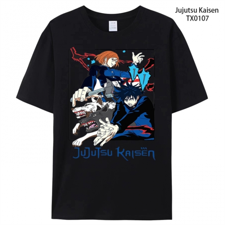 Jujutsu Kaisen Anime peripheral printed pure cotton T-shirt from S to 4XL