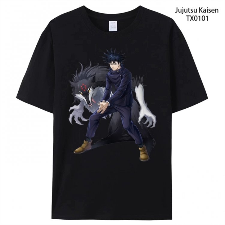 Jujutsu Kaisen Anime peripheral printed pure cotton T-shirt from S to 4XL