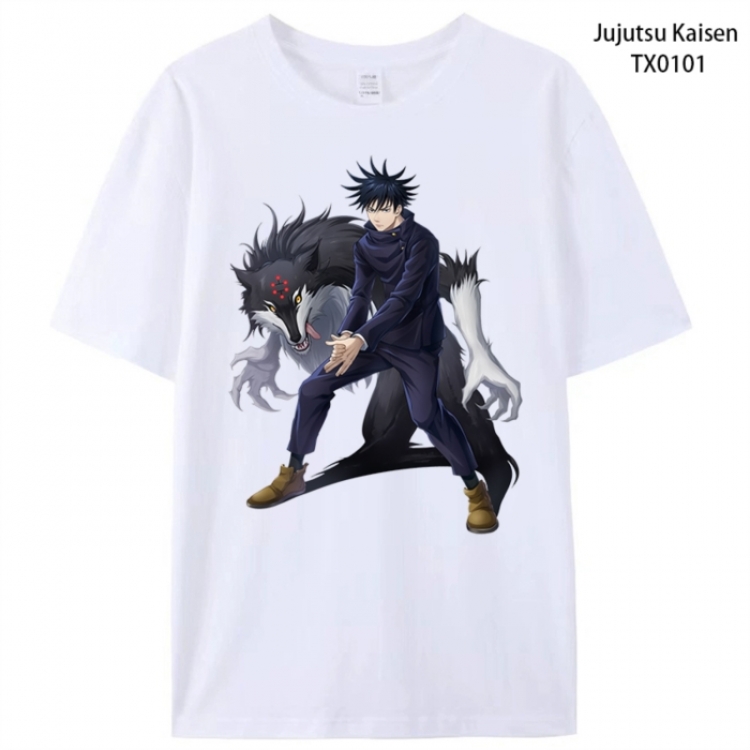 Jujutsu Kaisen Anime peripheral printed pure cotton T-shirt from S to 4XL
