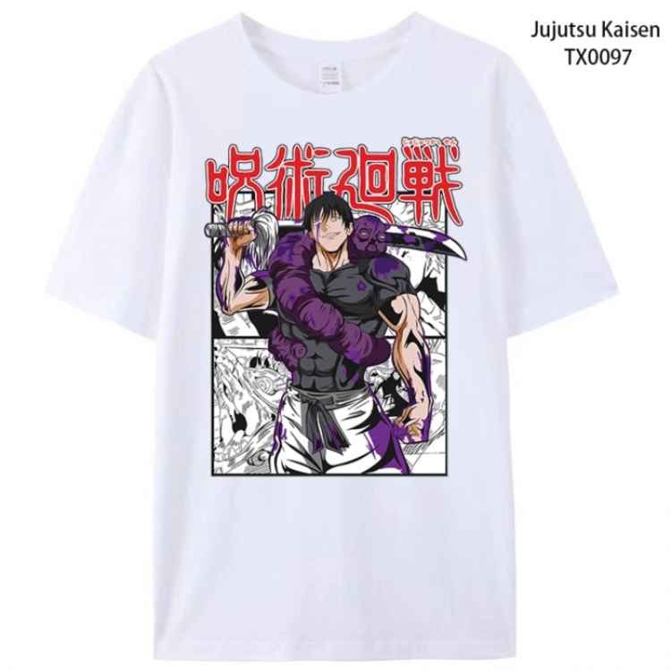 Jujutsu Kaisen Anime peripheral printed pure cotton T-shirt from S to 4XL